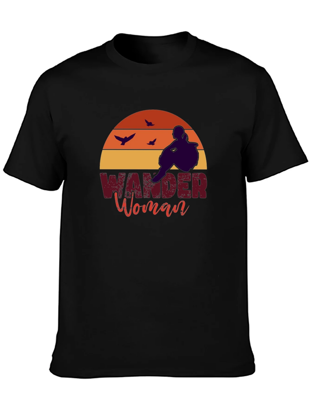 Wander Woman Black T-Shirt: Adventure Seeker Tee product image 3