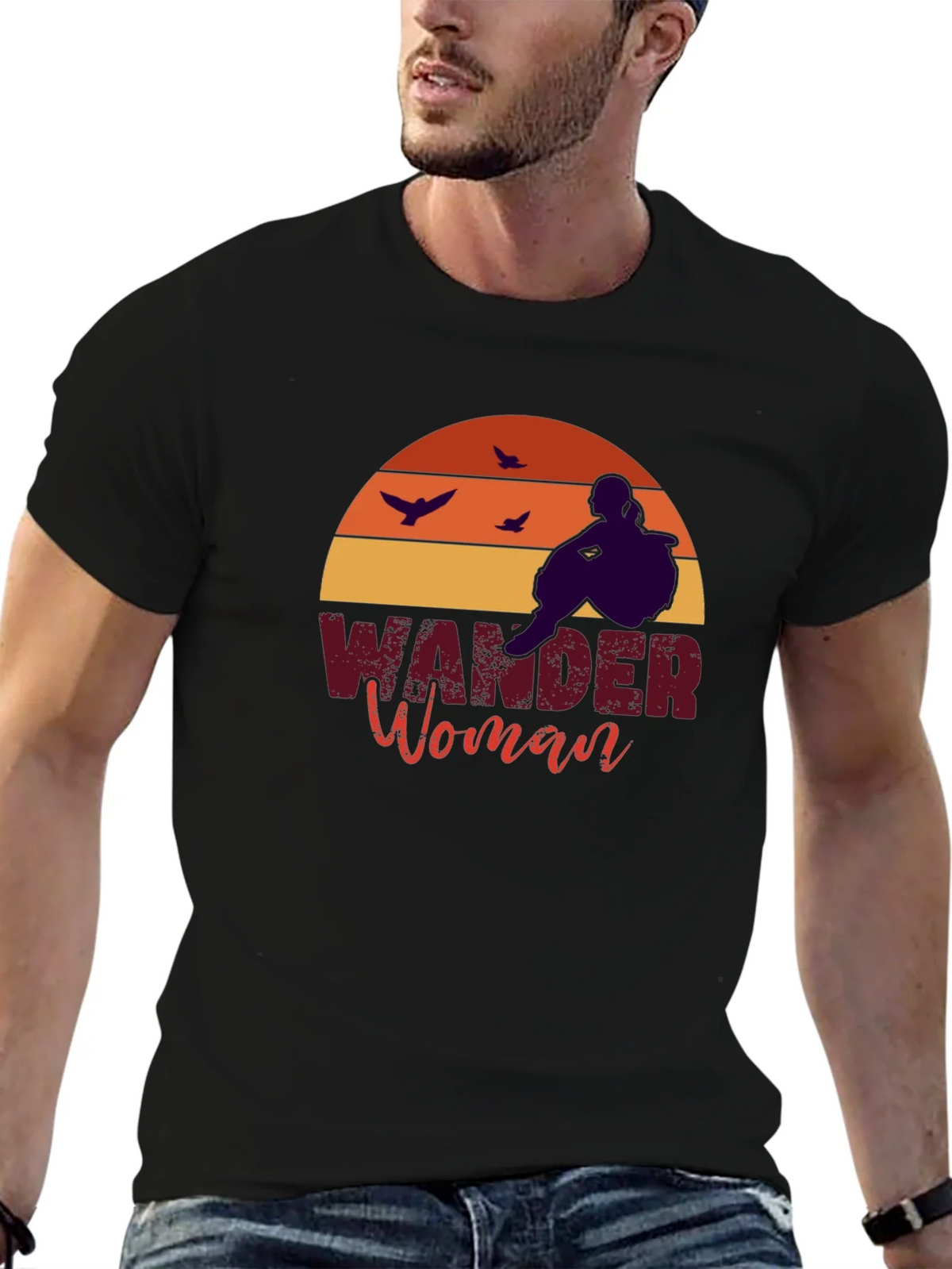 Wander Woman Black T-Shirt: Adventure Seeker Tee product image 6