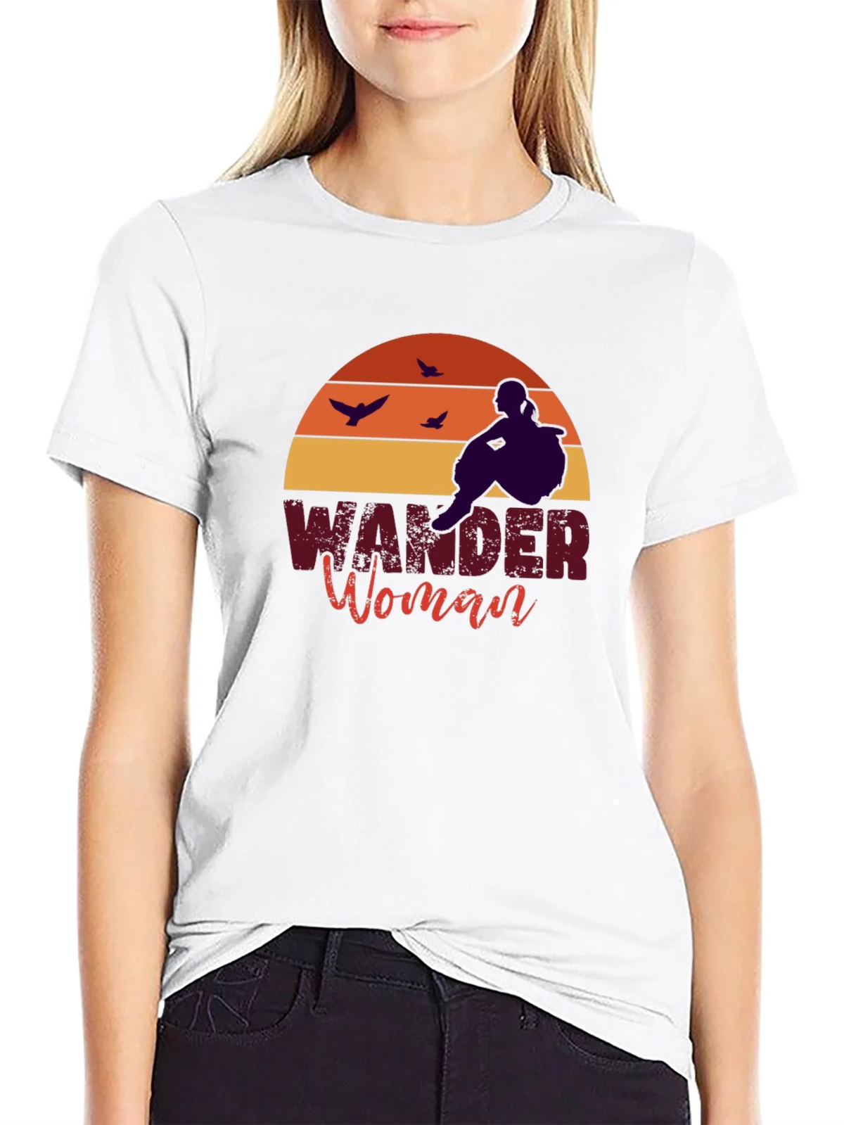 Wander Woman Black T-Shirt: Adventure Seeker Tee product image 8