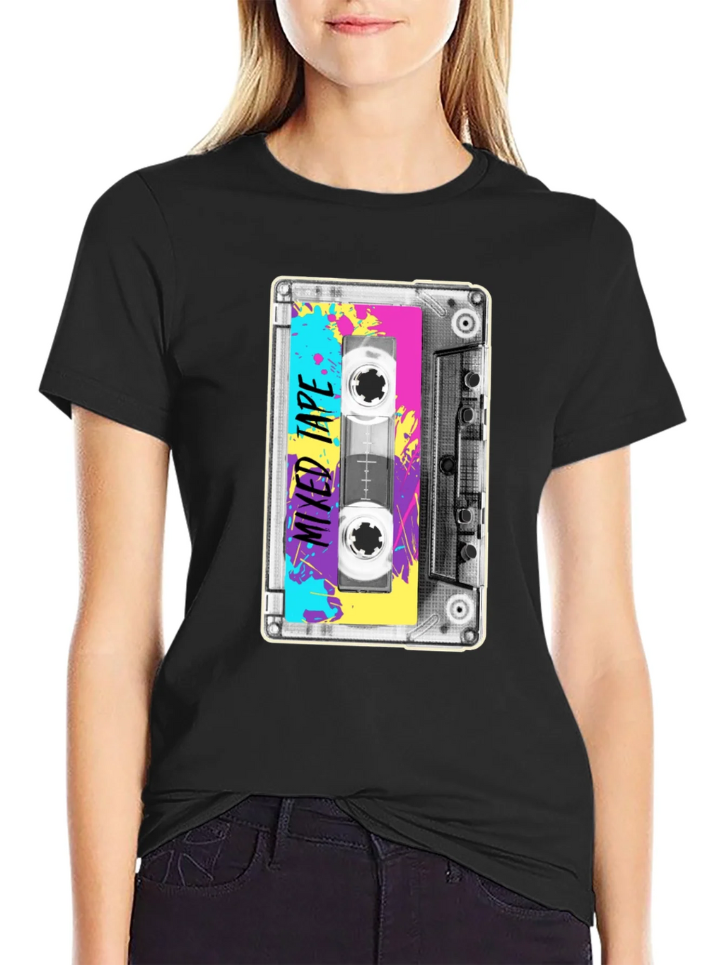Retro Mixtape T-Shirt - 80s Cassette Graphic Tee product image 1