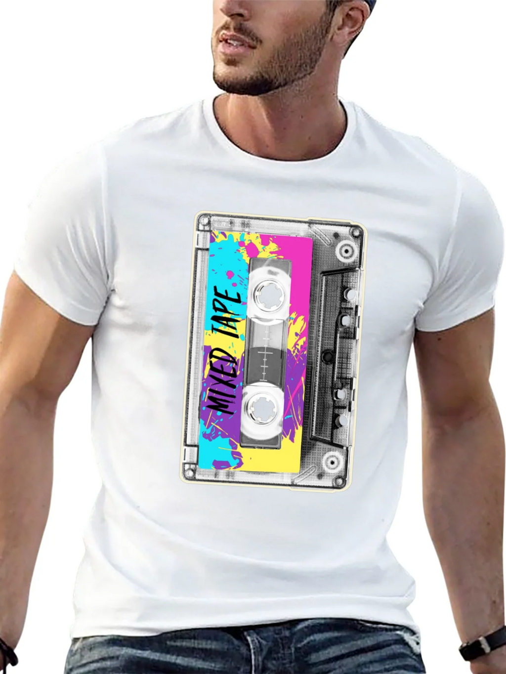 Retro Mixtape T-Shirt - 80s Cassette Graphic Tee product image 8