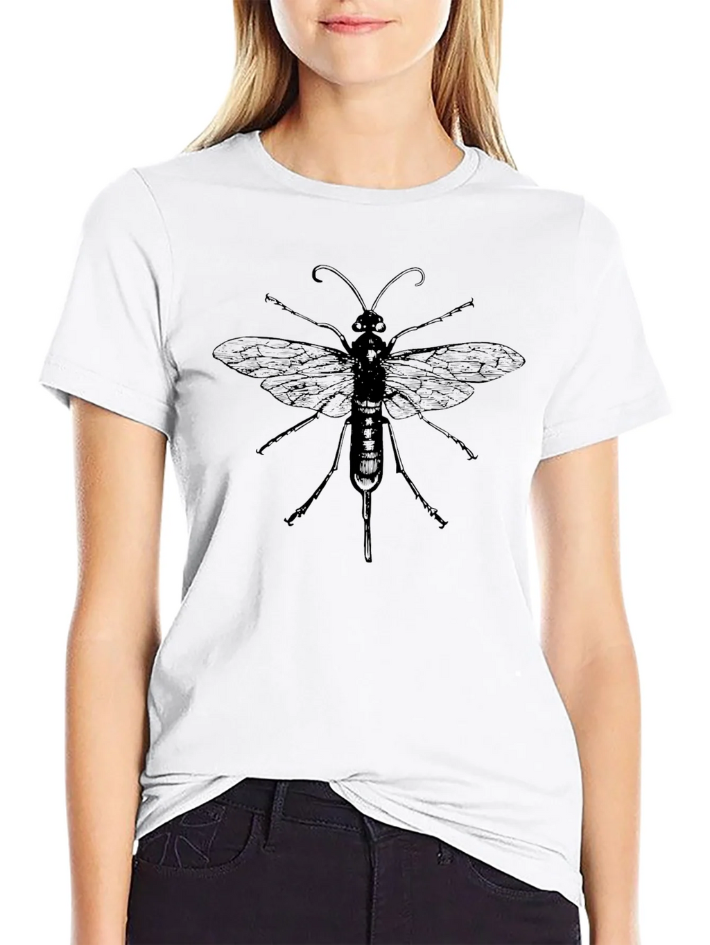Wasp Graphic Print Crew Neck T-Shirt product image 8