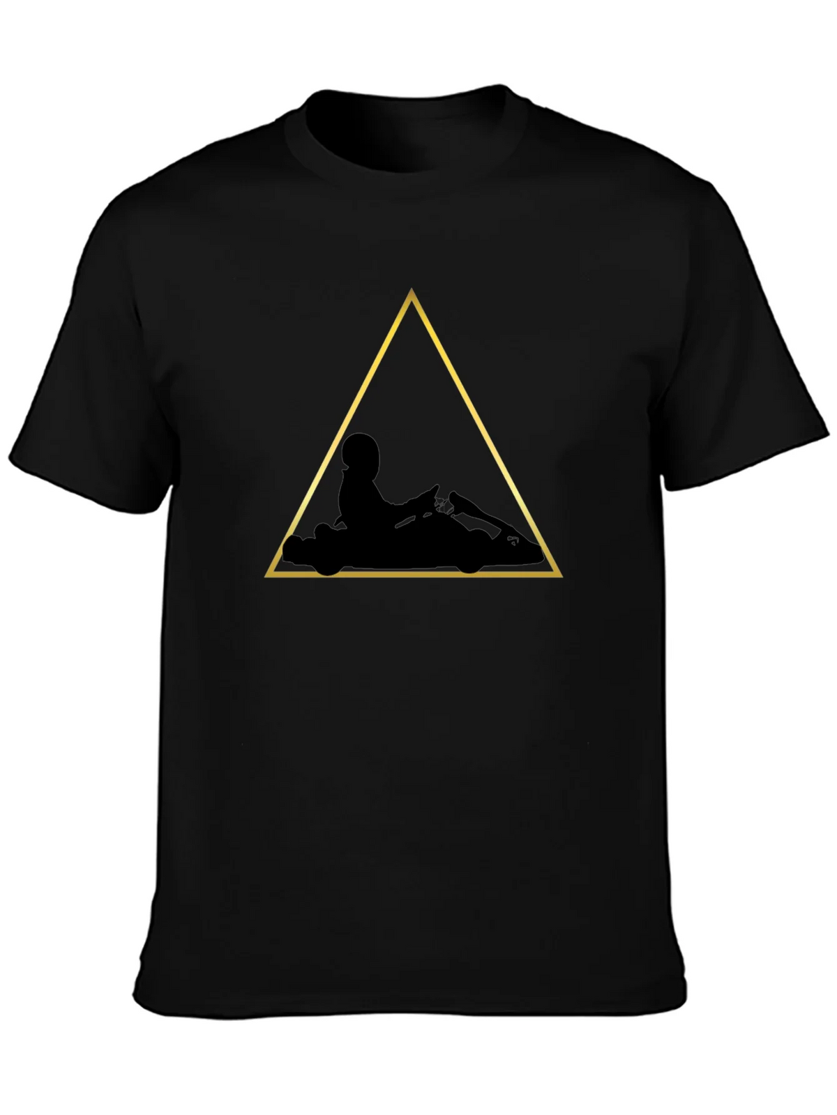 Go-Kart Graphic Tee - Black Karting T-Shirt product image 3