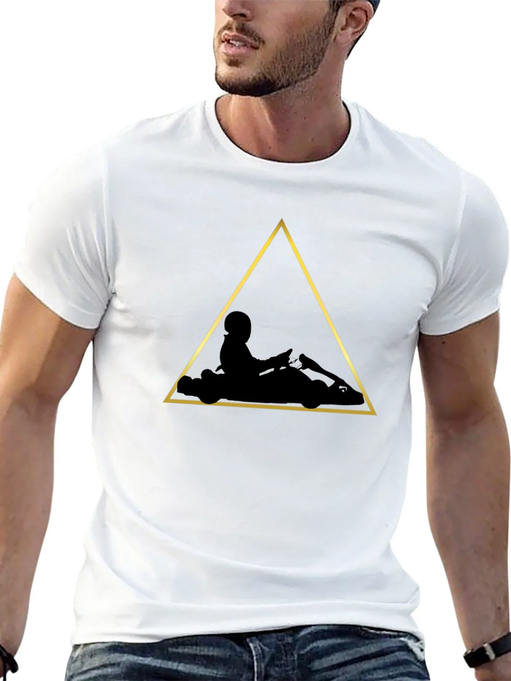 Go-Kart Graphic Tee - Black Karting T-Shirt product image 12