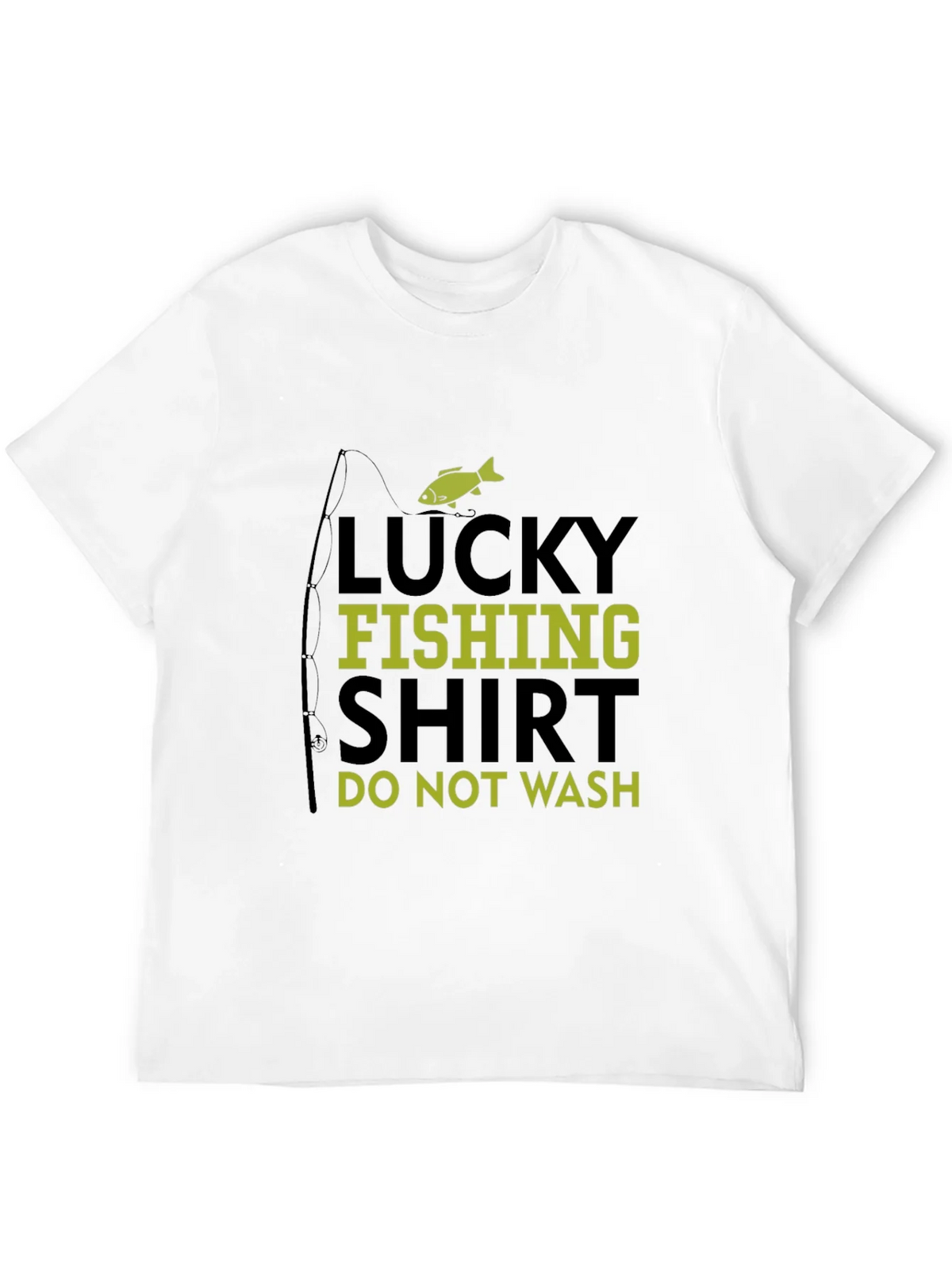 Lucky Fishing Shirt - Mens Black Graphic Tee product image 11