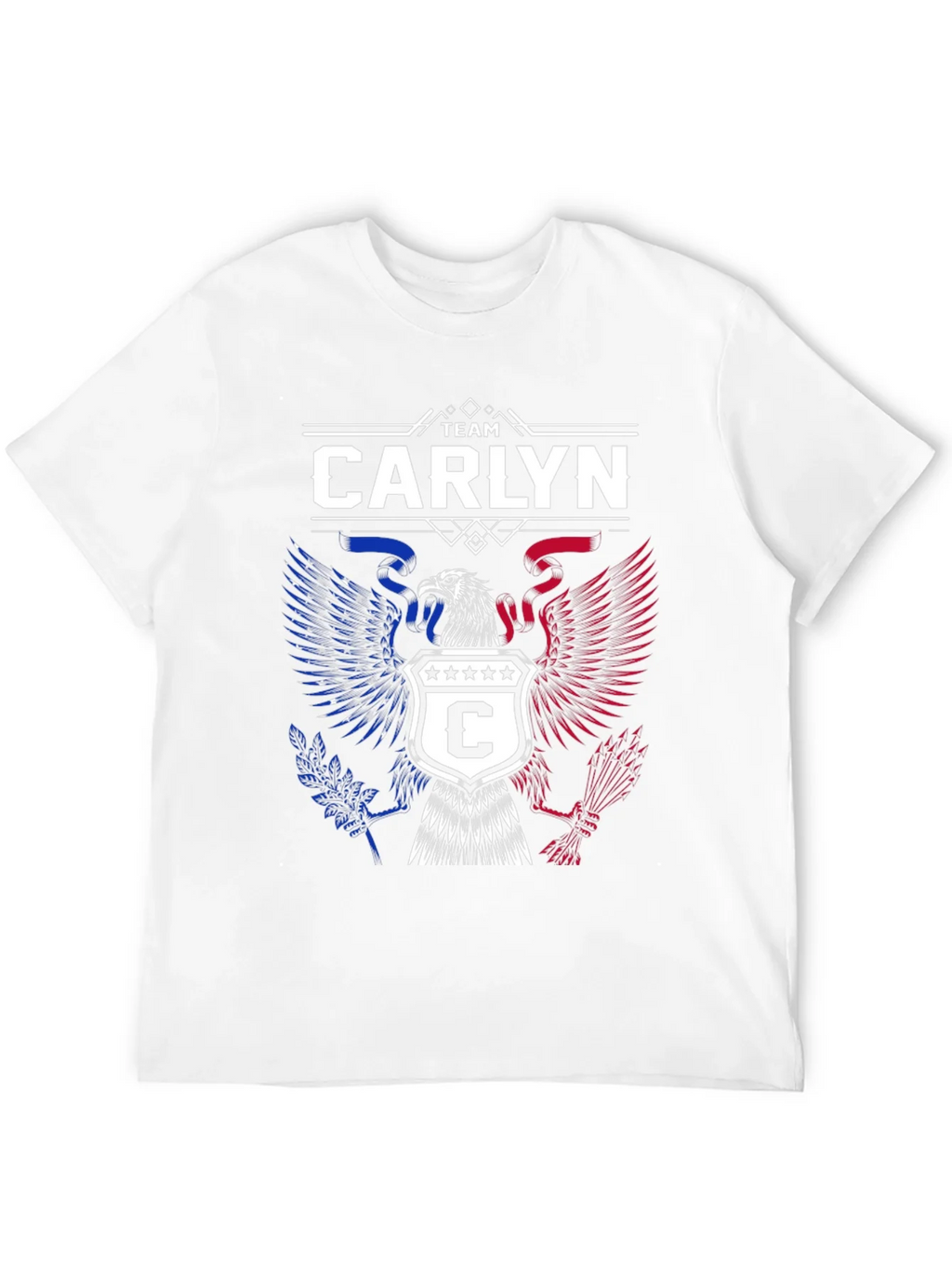 Team Carlyn Patriotic Eagle Black T-Shirt product image 11