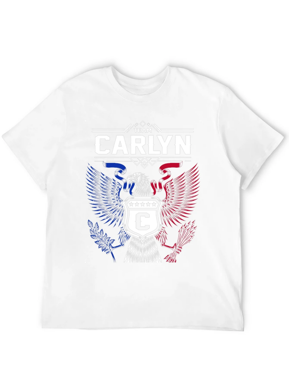 Team Carlyn Patriotic Eagle Black T-Shirt product image 11