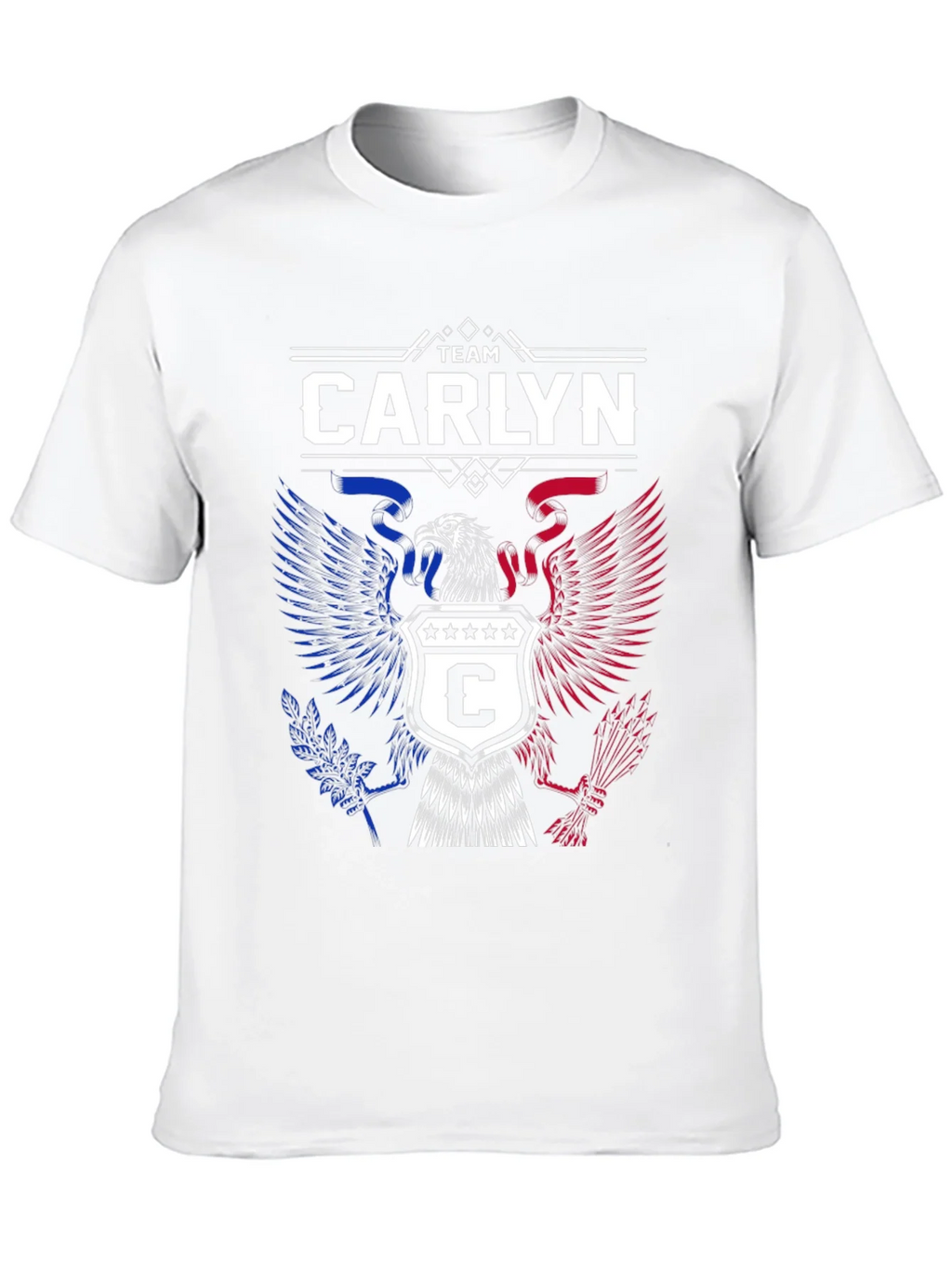 Team Carlyn Patriotic Eagle Black T-Shirt product image 9