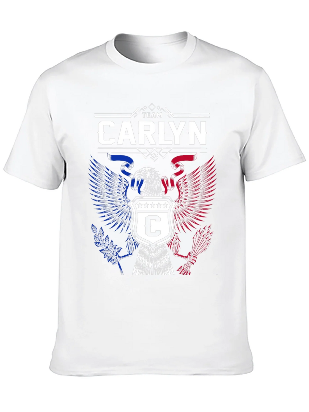 Team Carlyn Patriotic Eagle Black T-Shirt product image 9