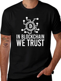 Bitcoin Blockchain Trust Graphic Tee - Crypto T-Shirt product image 1