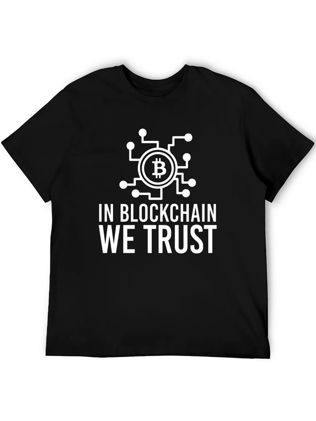 Bitcoin Blockchain Trust Graphic Tee - Crypto T-Shirt product image 4