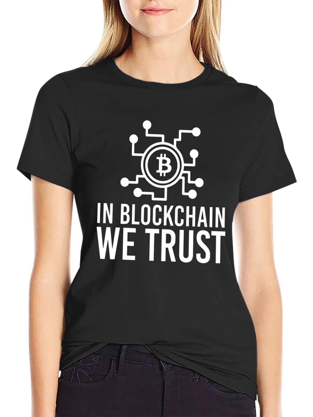 Bitcoin Blockchain Trust Graphic Tee - Crypto T-Shirt product image 2