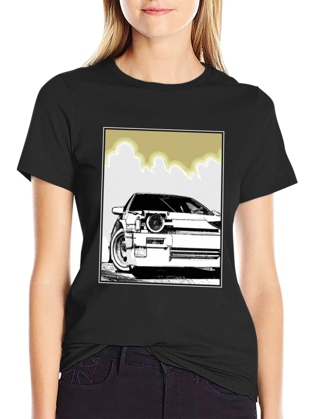 Retro Car Graphic Tee - Drift Style product image 2