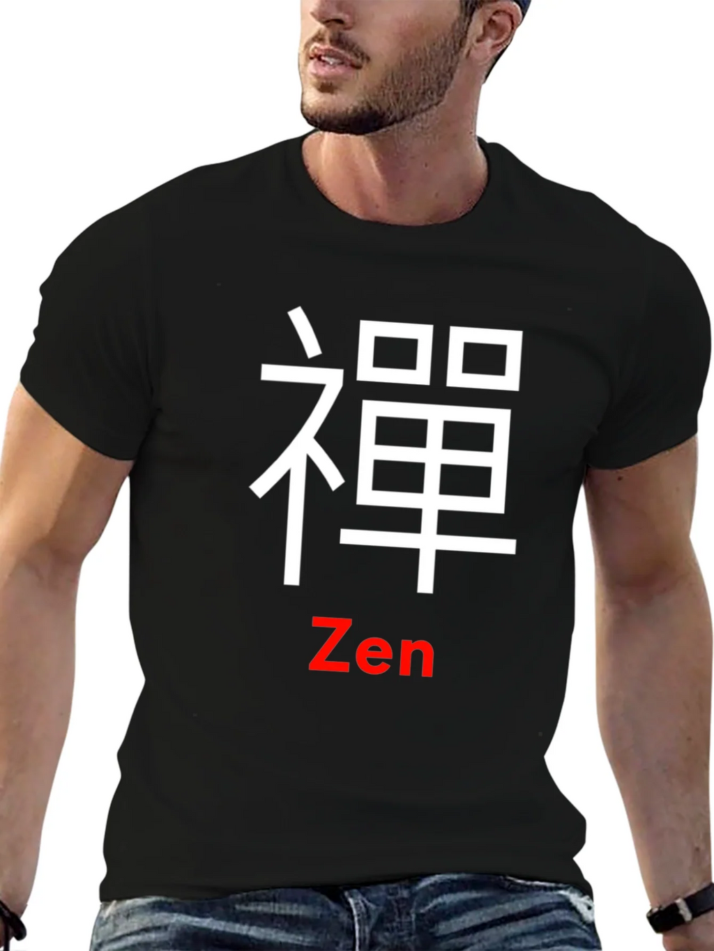 Zen Symbol Black T-Shirt - Casual Unique Design product image 6