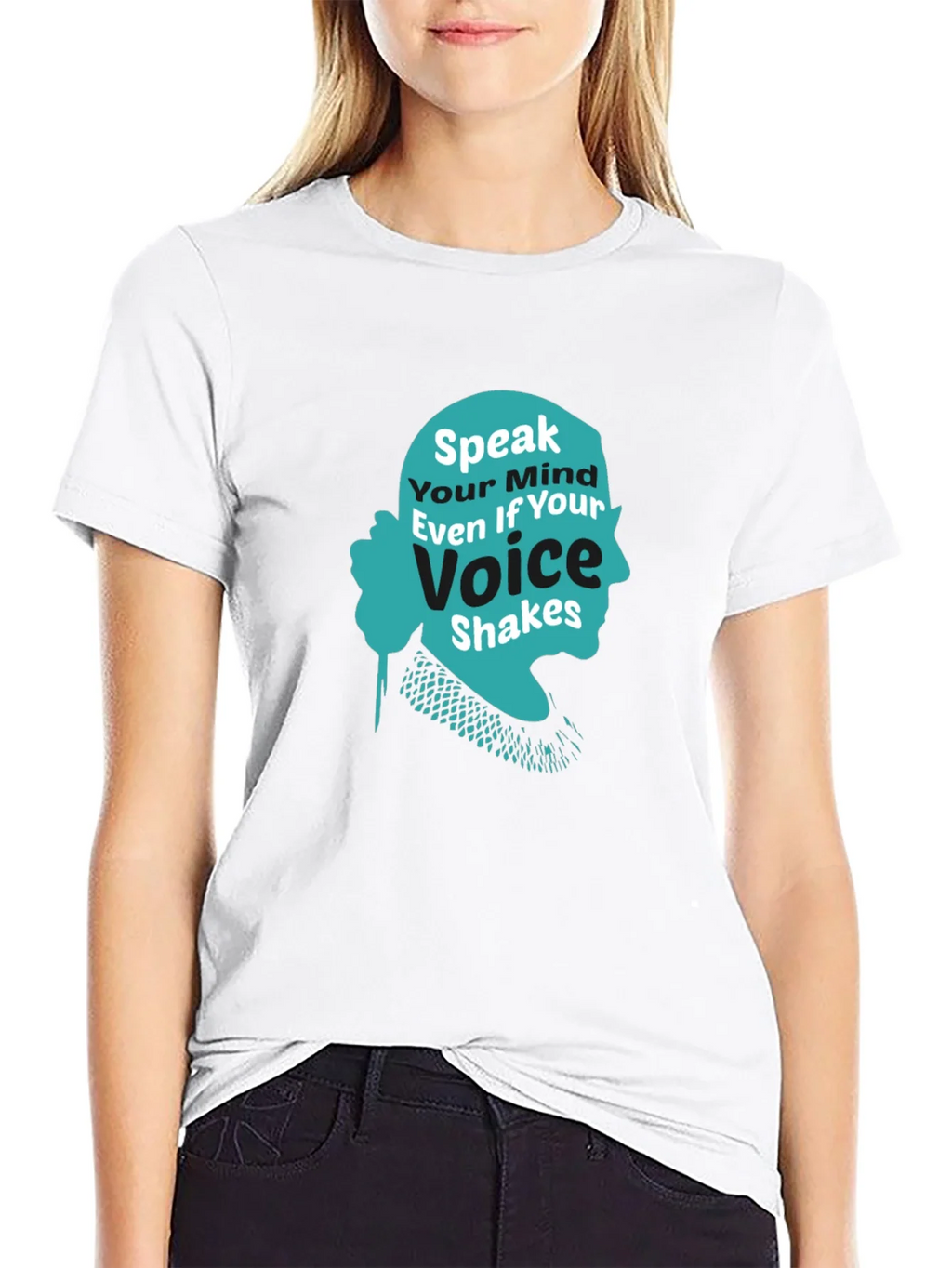 Speak Your Mind T-Shirt - RBG Silhouette product image 7