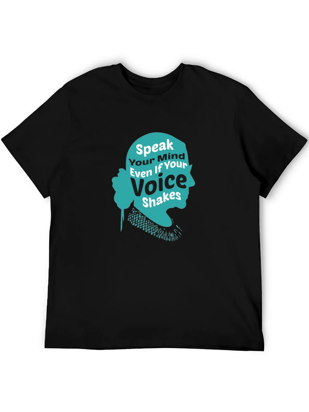 Speak Your Mind T-Shirt - RBG Silhouette product image 4