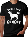 Silent But Deadly Dog T-Shirt - Funny Pet Lover Tee product image 1