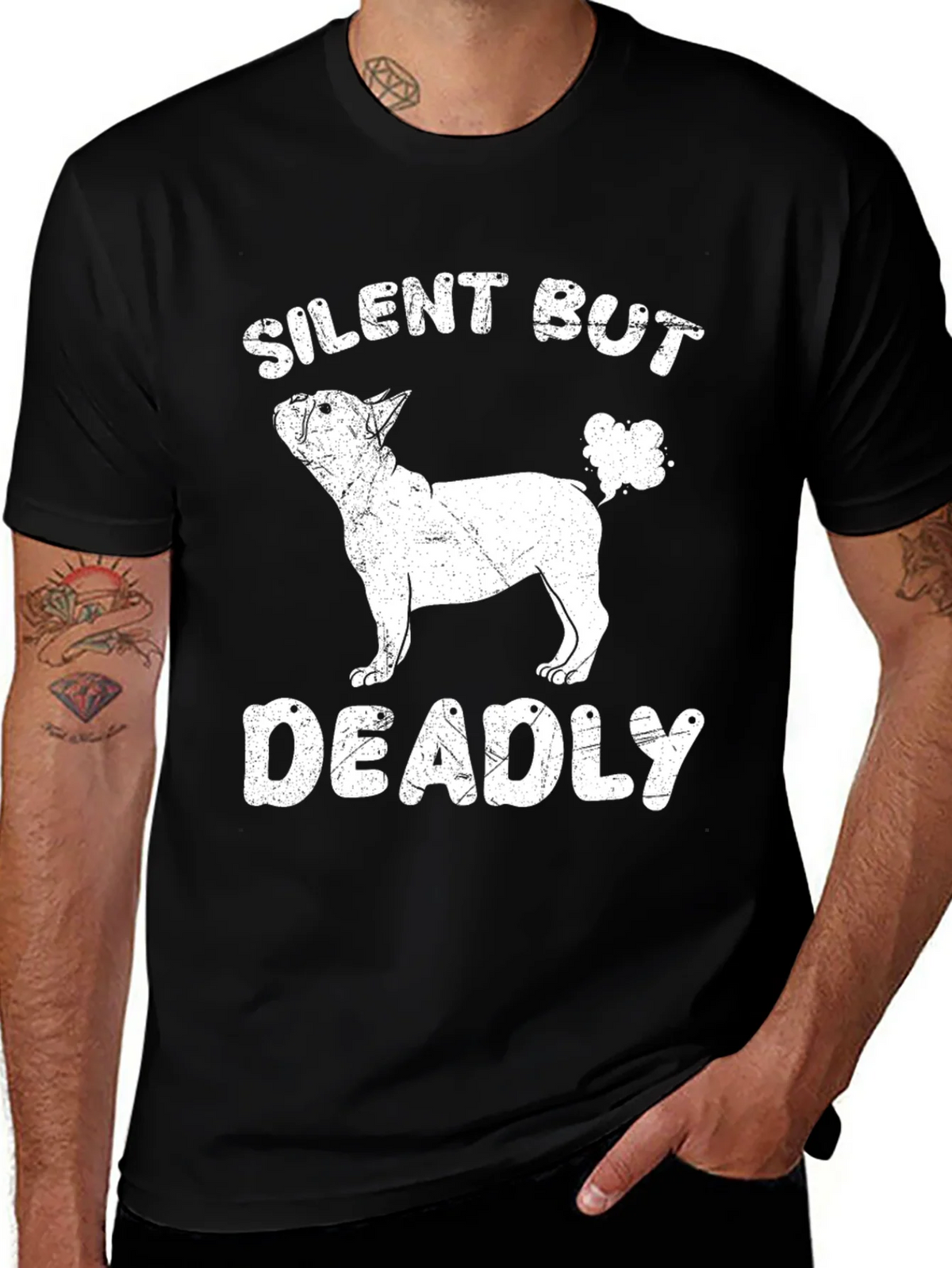 Silent But Deadly Dog T-Shirt - Funny Pet Lover Tee product image 1