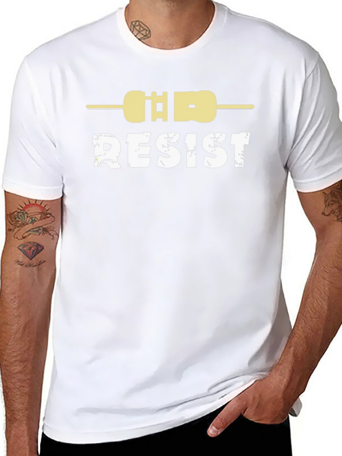 Resist Resistor Graphic T-Shirt product image 7