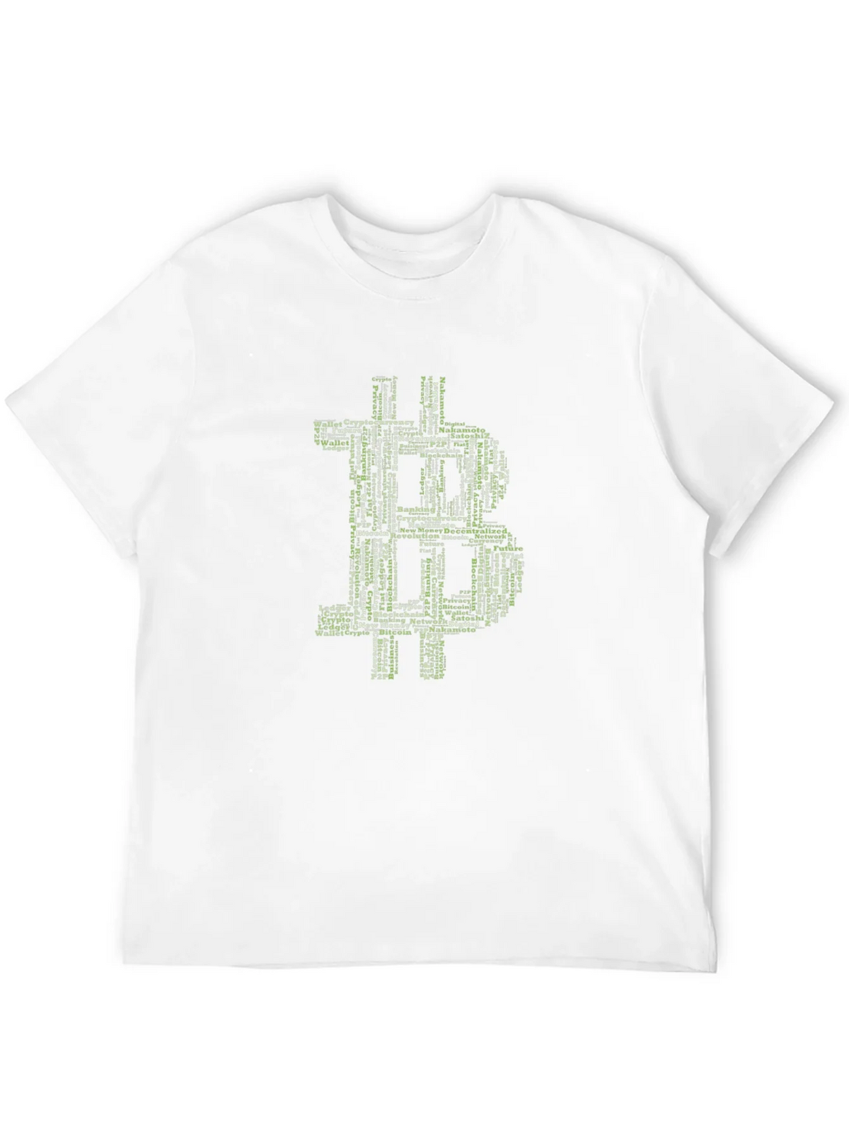 Bitcoin Word Art Graphic T-Shirt product image 11