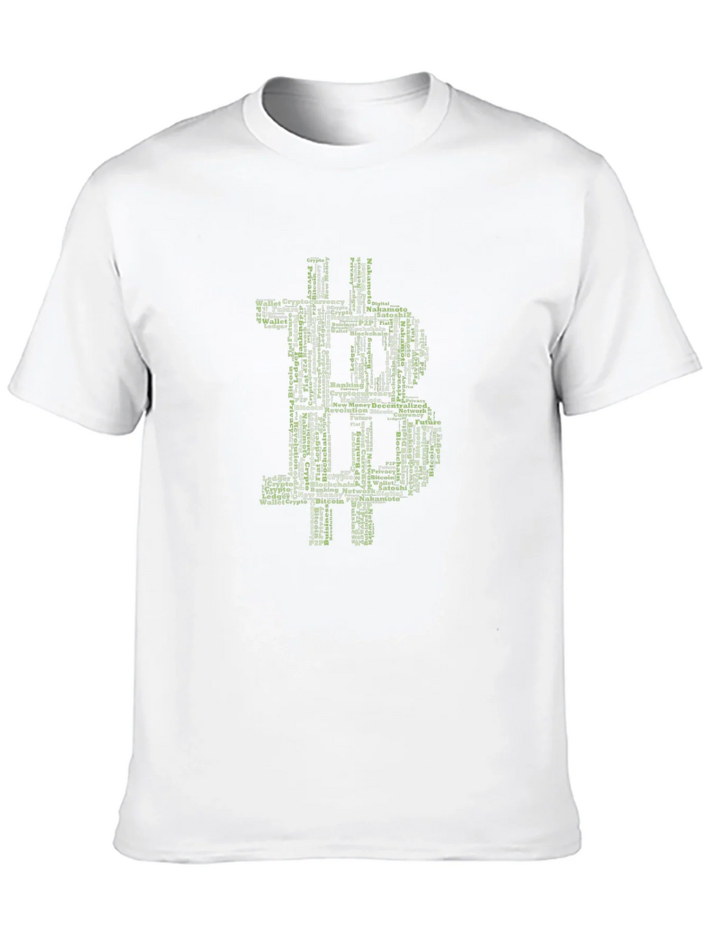 Bitcoin Word Art Graphic T-Shirt product image 9