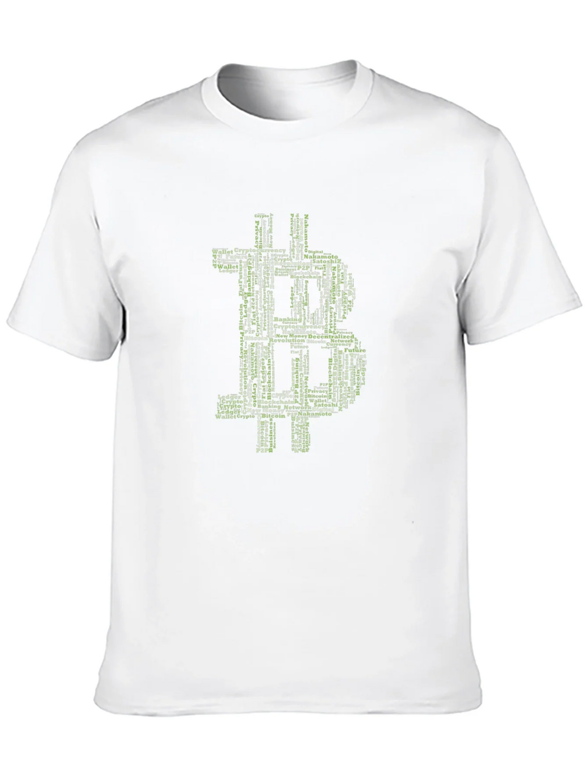 Bitcoin Word Art Graphic T-Shirt product image 9