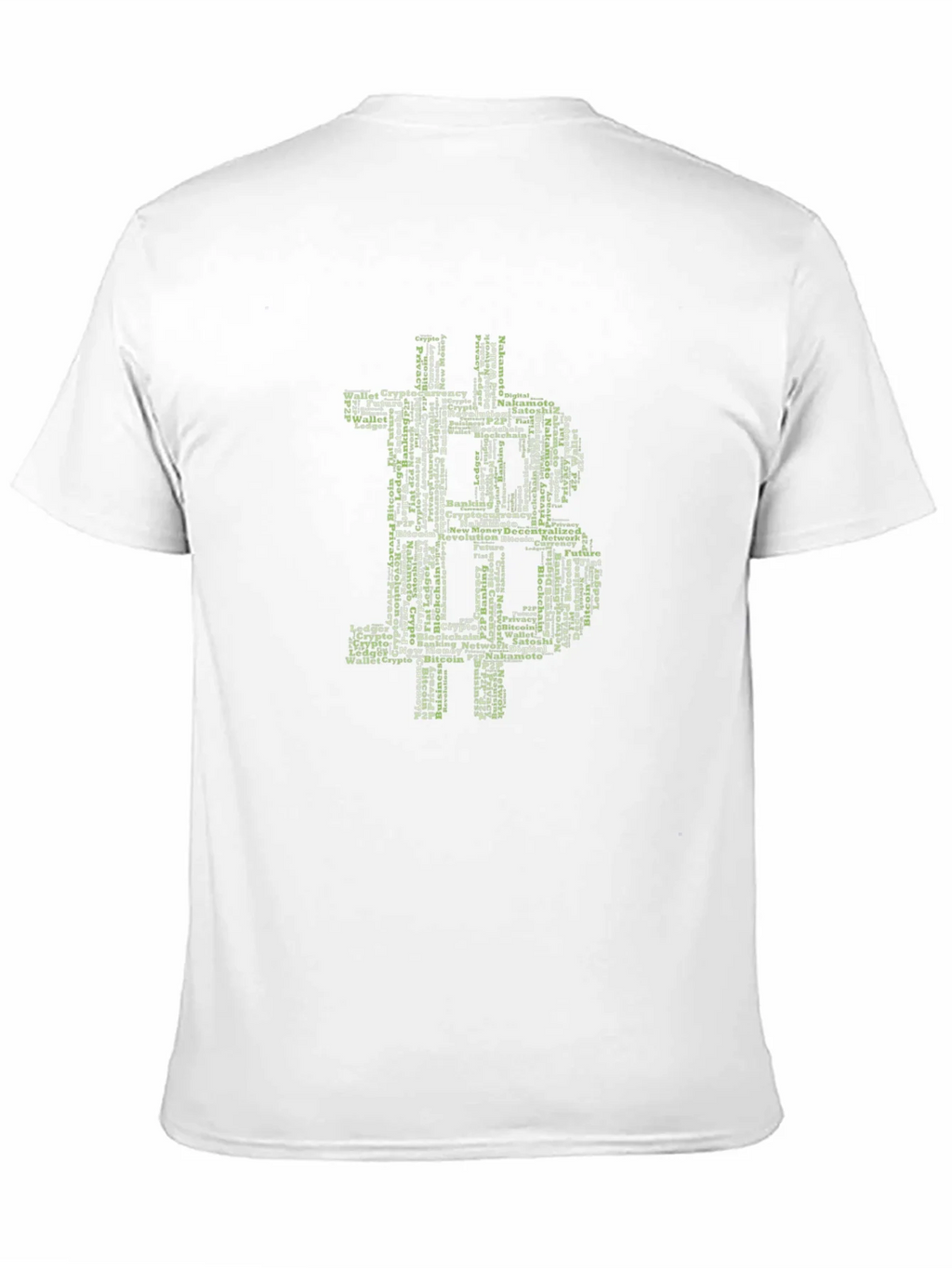 Bitcoin Word Art Graphic T-Shirt product image 10