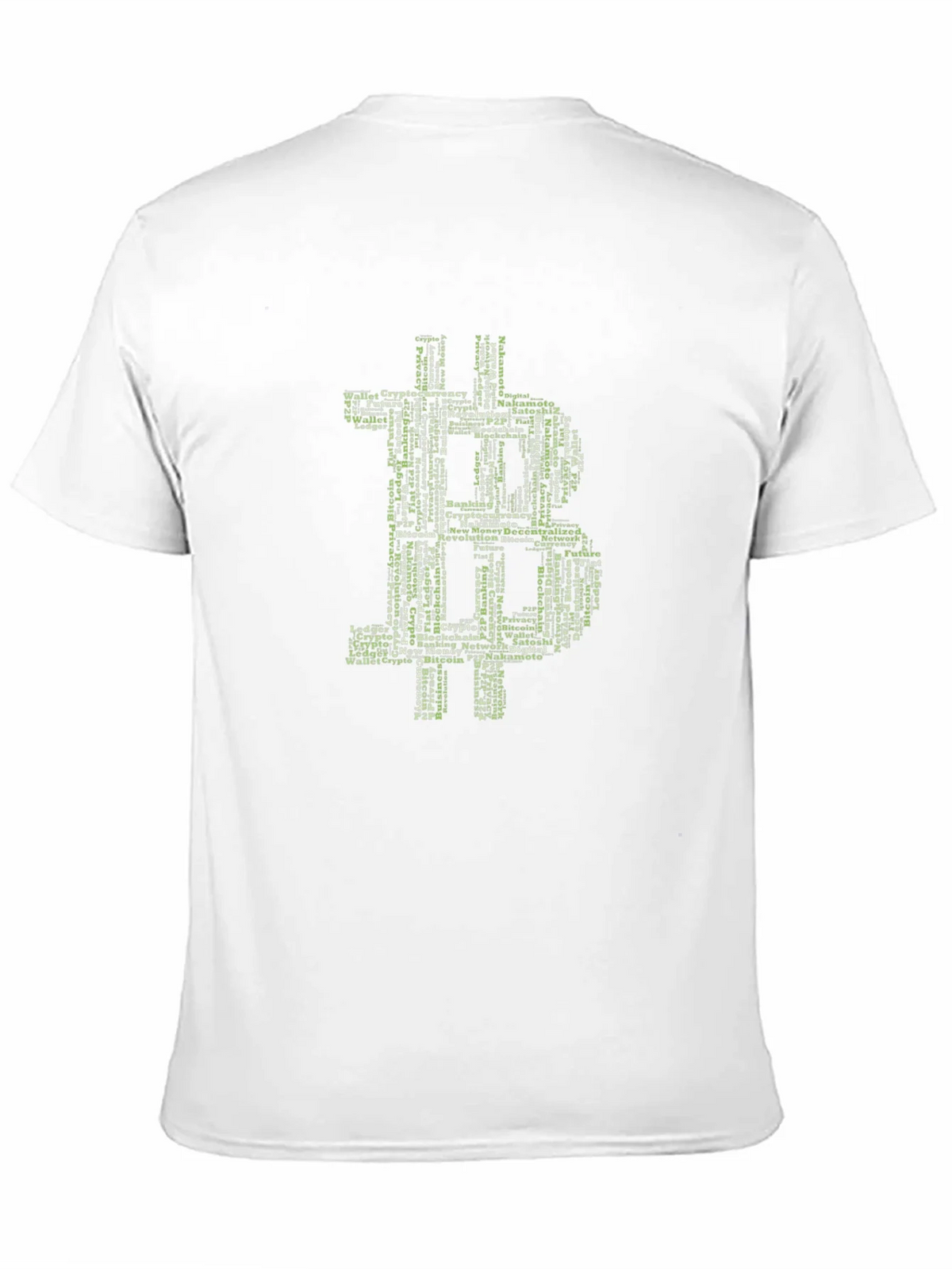 Bitcoin Word Art Graphic T-Shirt product image 10