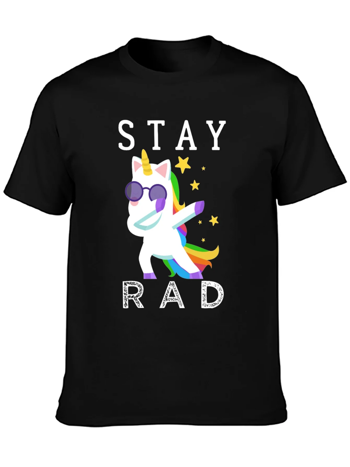 Stay Rad Unicorn Graphic T-Shirt product image 3