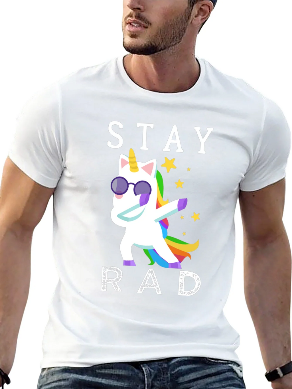 Stay Rad Unicorn Graphic T-Shirt product image 12