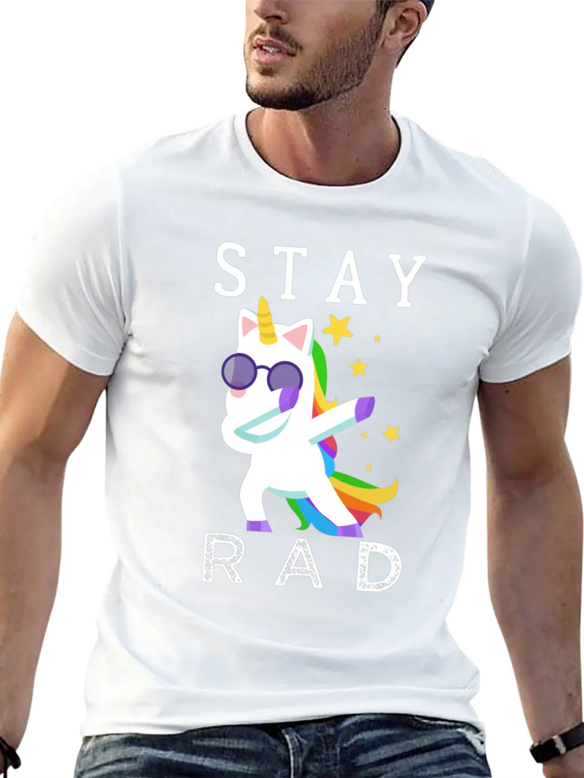 Stay Rad Unicorn Graphic T-Shirt product image 12