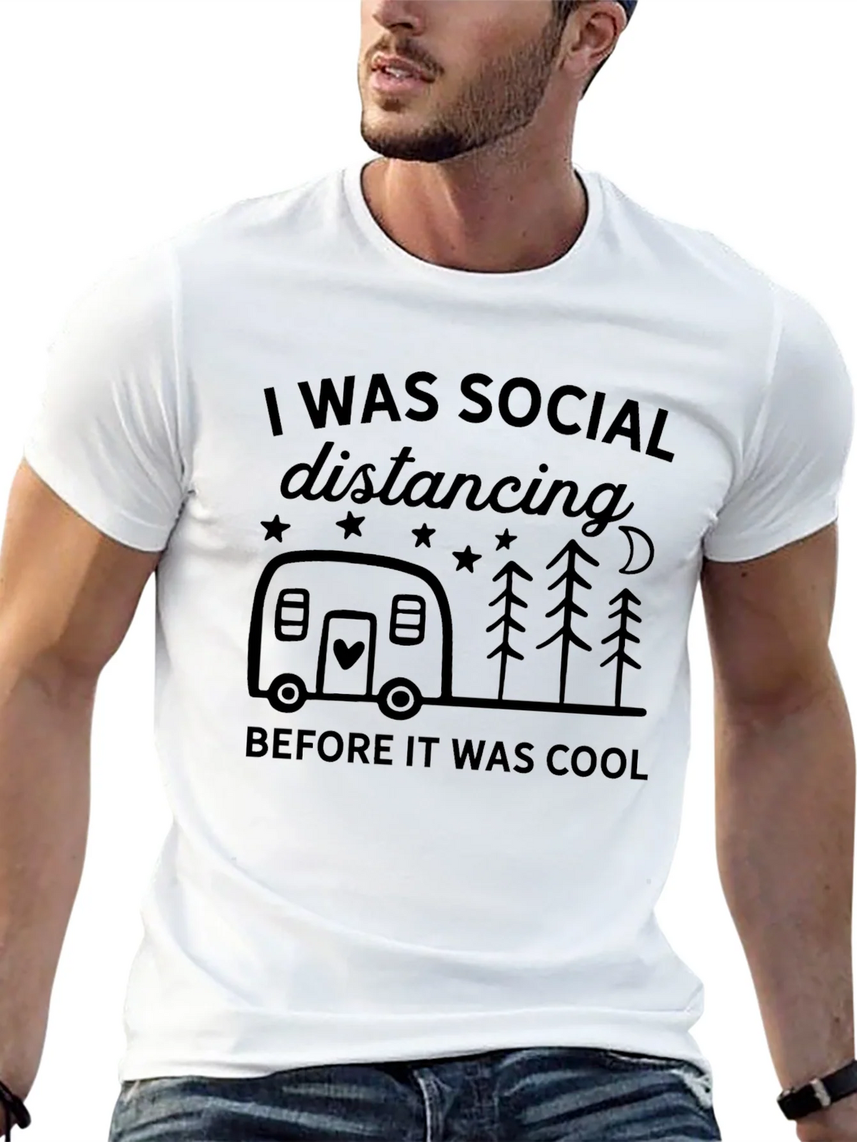 Social Distancing Camper Tee product image 12