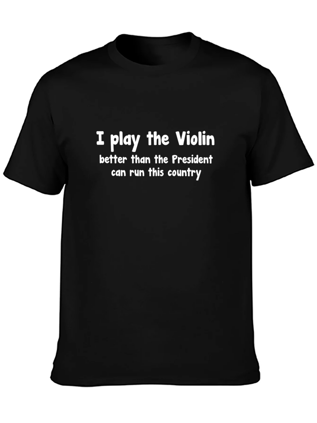 Funny Violin Player T-Shirt - Political Humor Tee product image 3