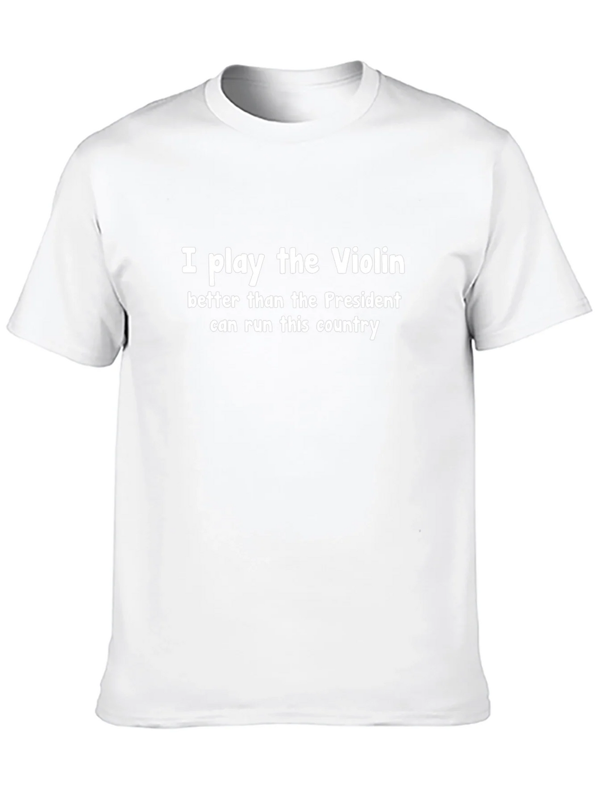 Funny Violin Player T-Shirt - Political Humor Tee product image 9