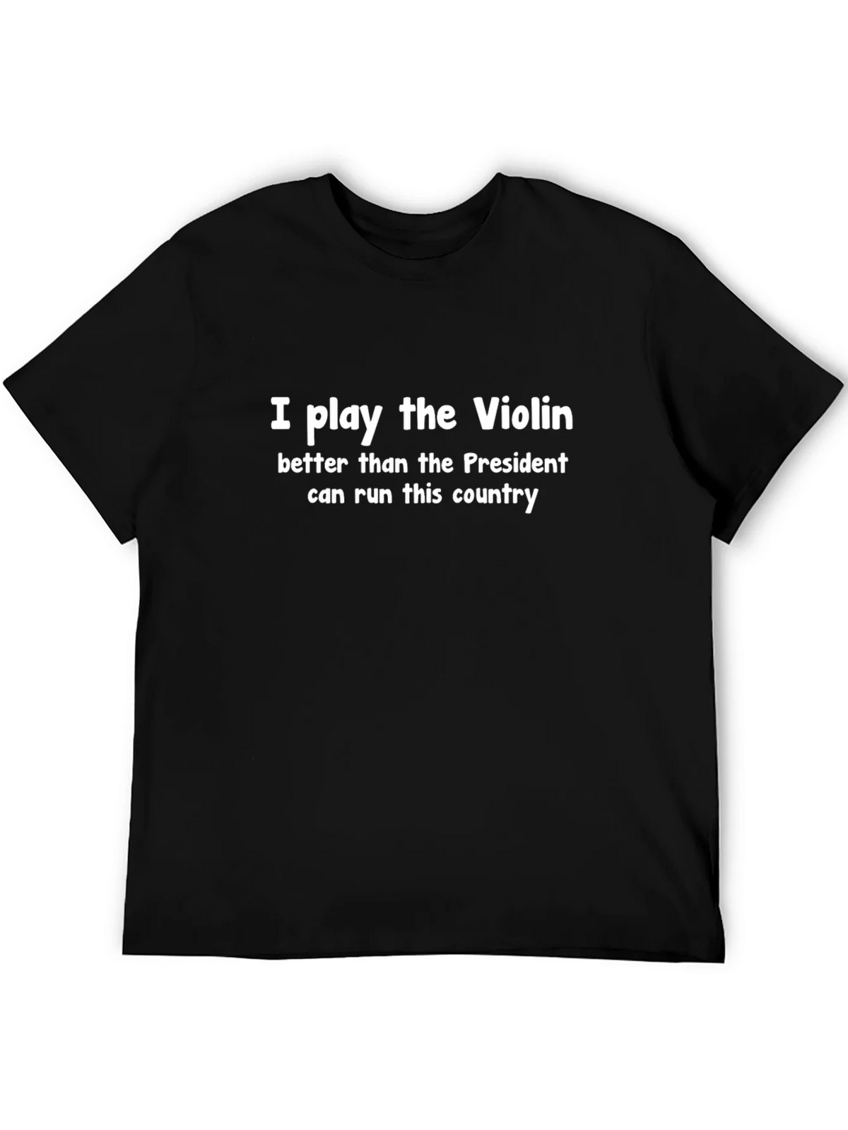 Funny Violin Player T-Shirt - Political Humor Tee product image 5