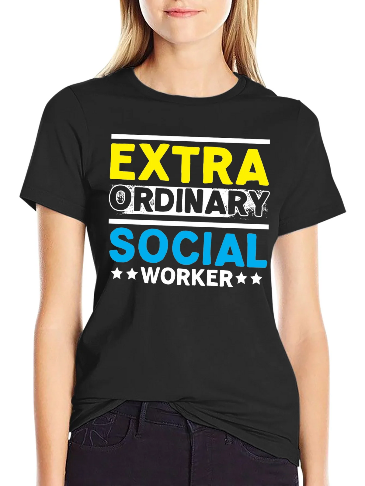 Extra Ordinary Social Worker Graphic Tee product image 1