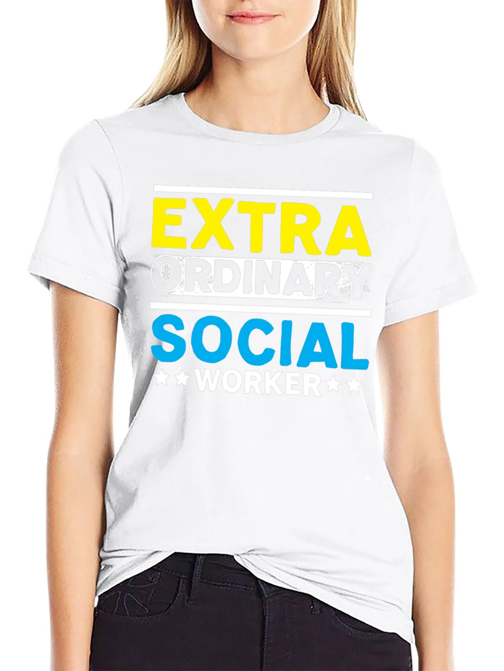 Extra Ordinary Social Worker Graphic Tee product image 4