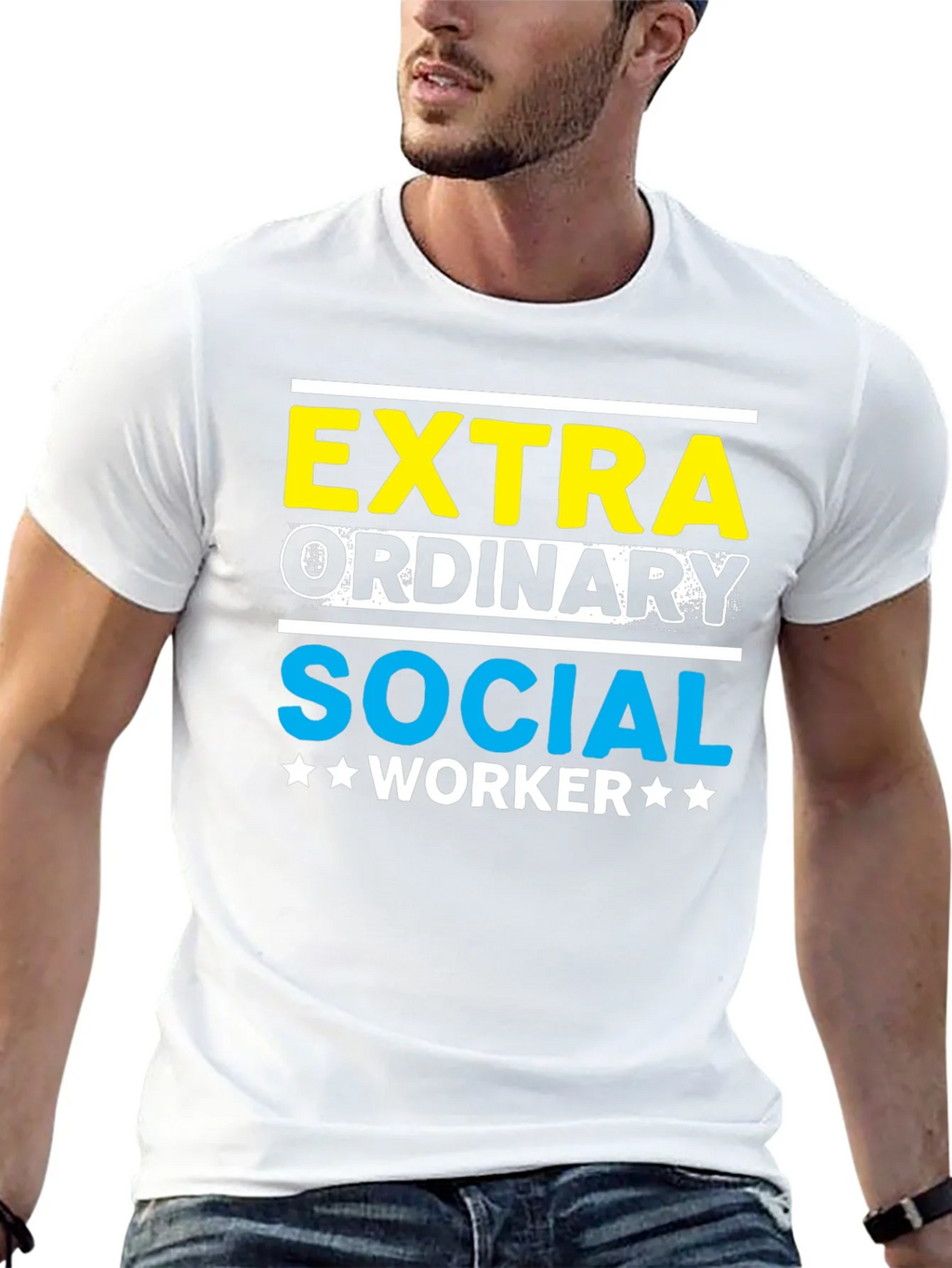 Extra Ordinary Social Worker Graphic Tee product image 7