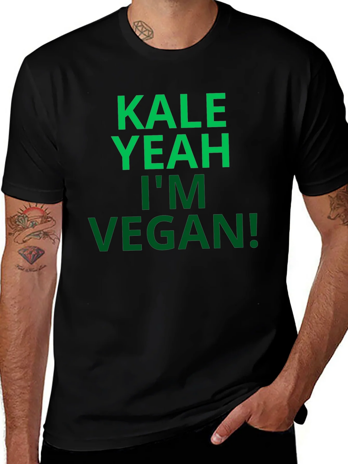 Kale Yeah Im Vegan! Graphic T-Shirt product image 1