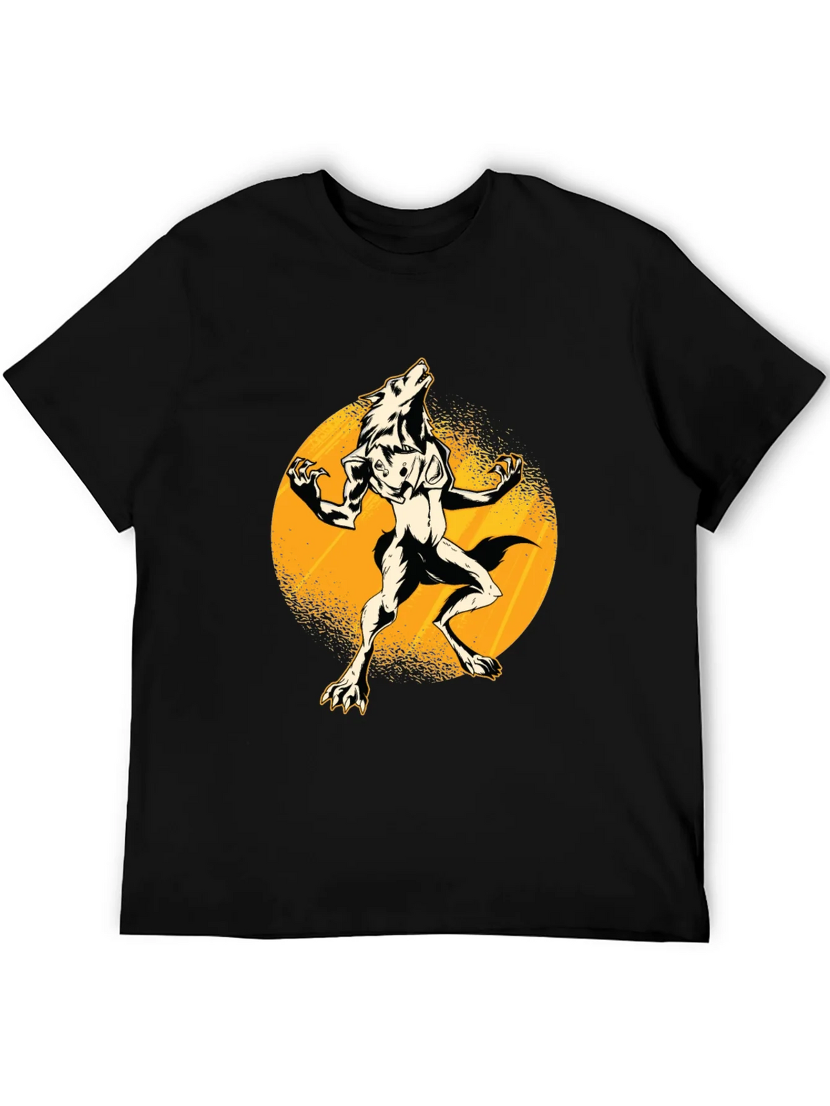 Werewolf Moon Black T-Shirt product image 5
