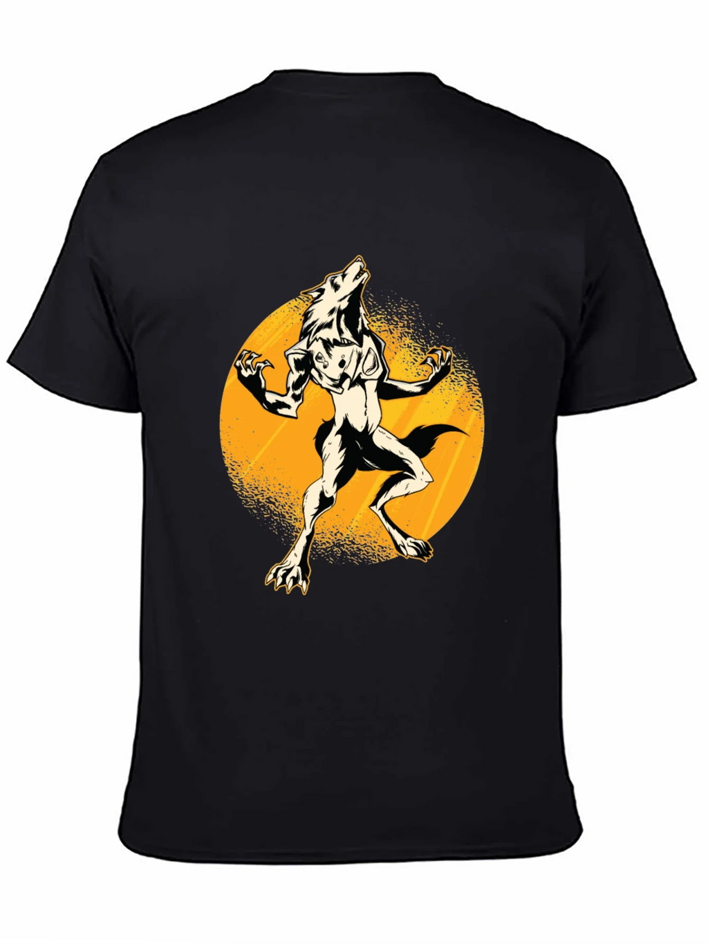 Werewolf Moon Black T-Shirt product image 4