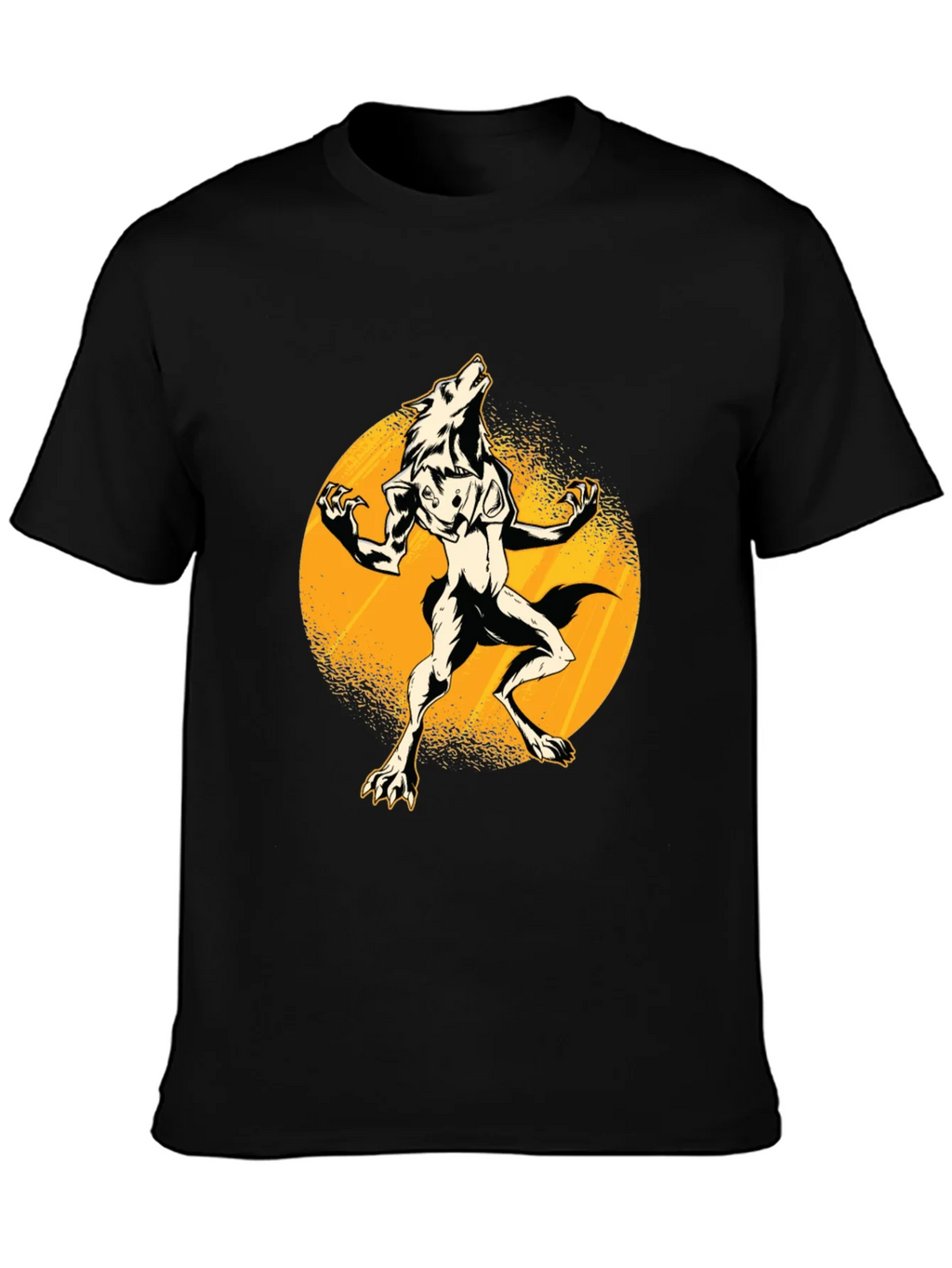 Werewolf Moon Black T-Shirt product image 3