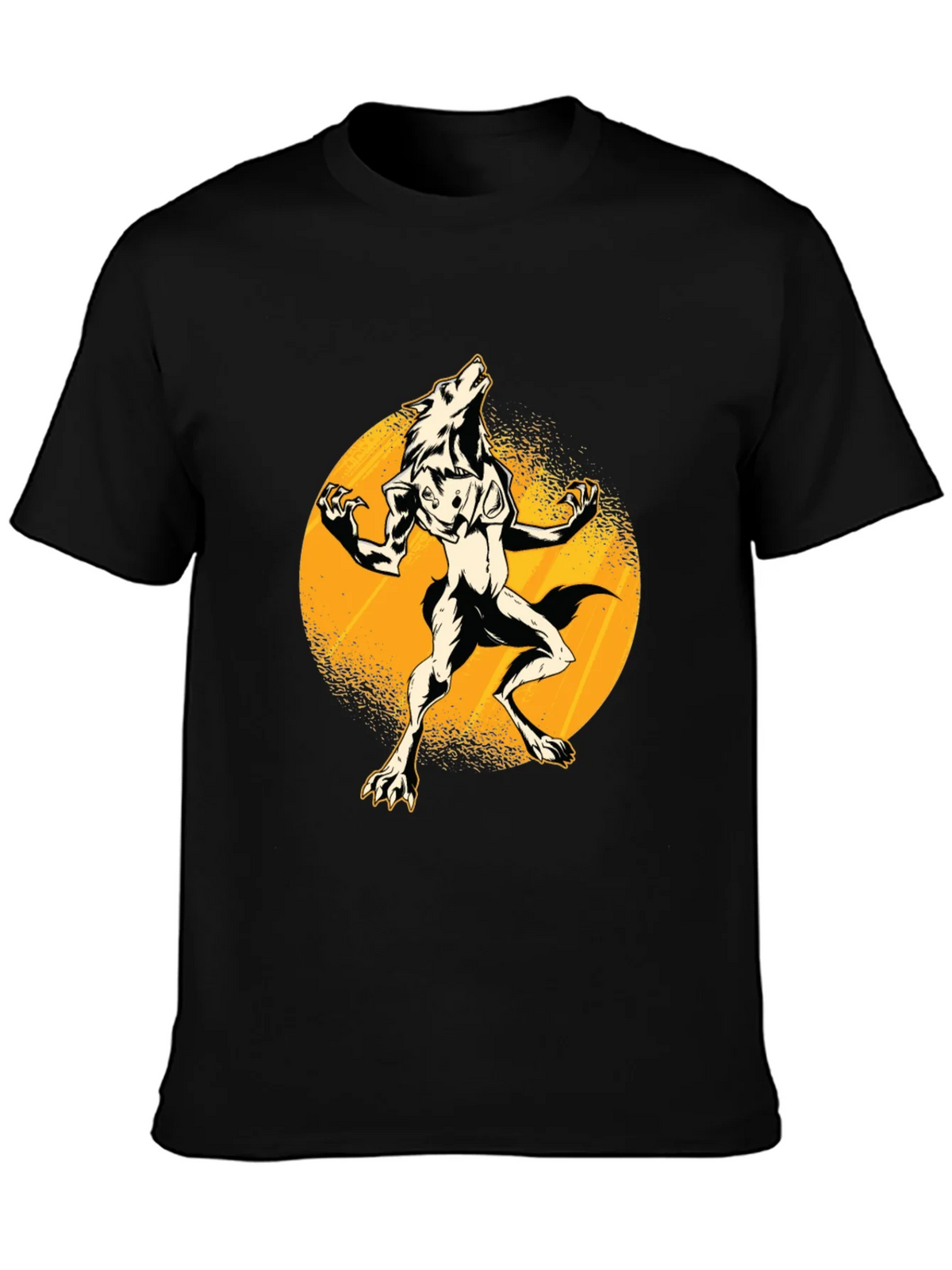 Werewolf Moon Black T-Shirt product image 3