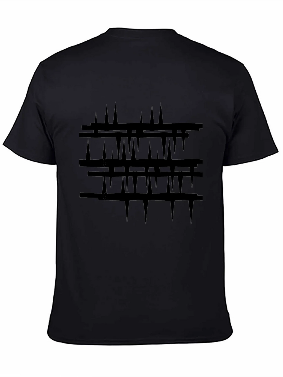 Abstract Black Graphic Tee - Modern Art Shirt product image 4