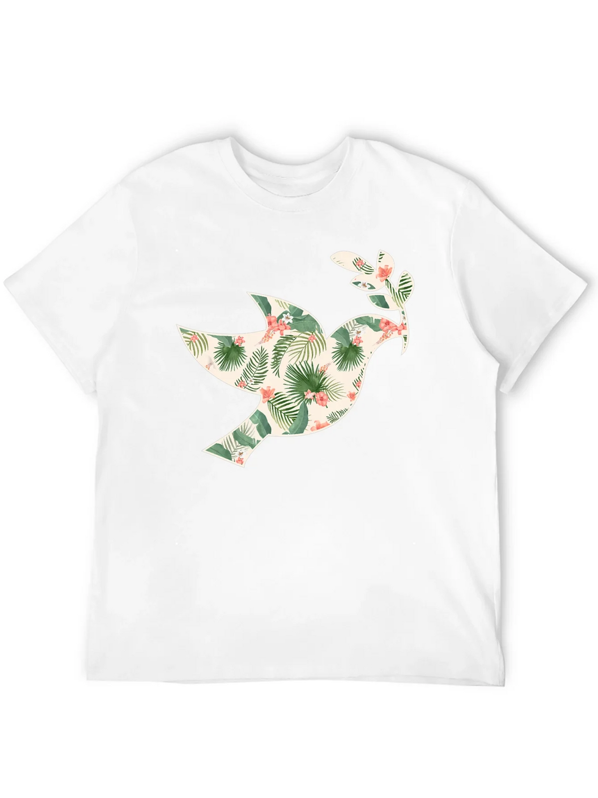 Tropical Dove Graphic Tee - Mens Black T-Shirt product image 4