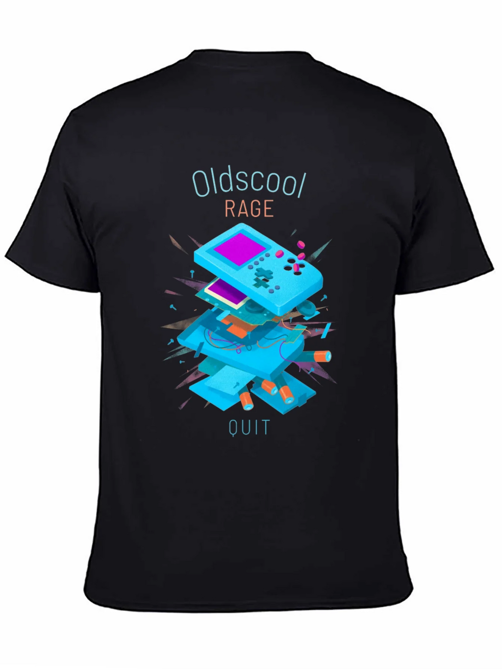 Oldschool Rage Quit T-Shirt - Retro Gamer Style product image 3