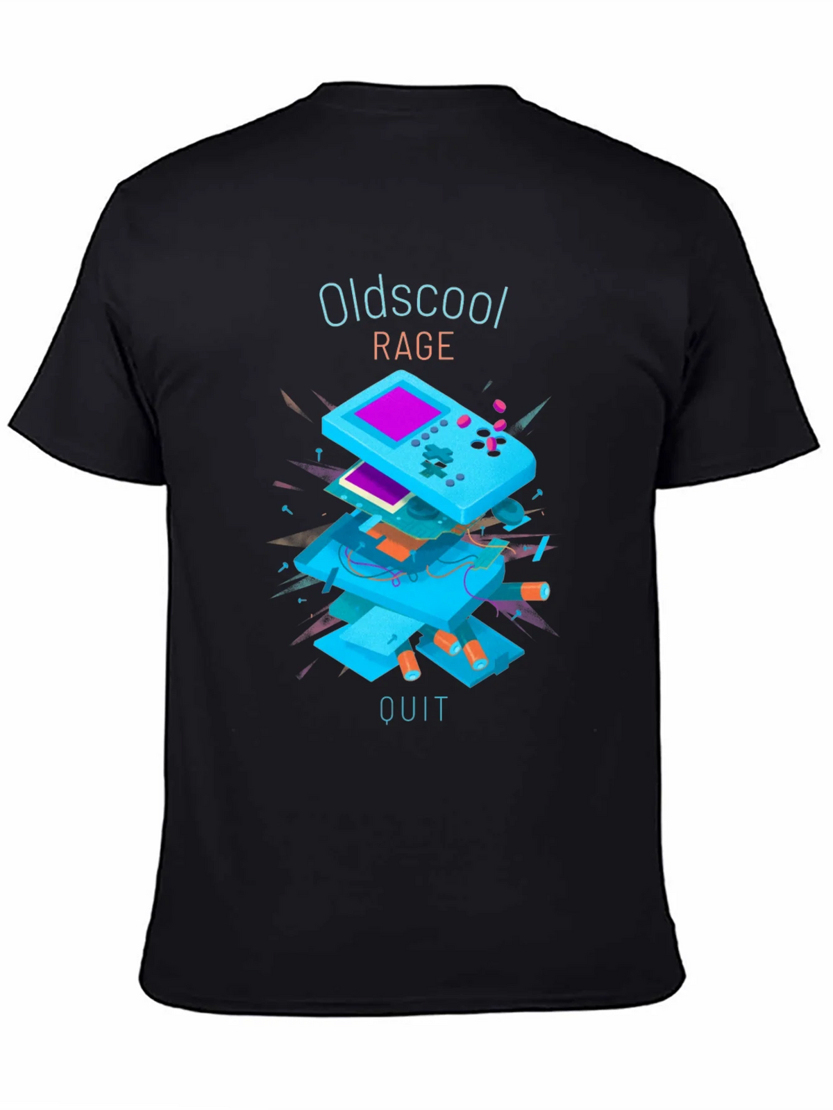 Oldschool Rage Quit T-Shirt - Retro Gamer Style product image 3