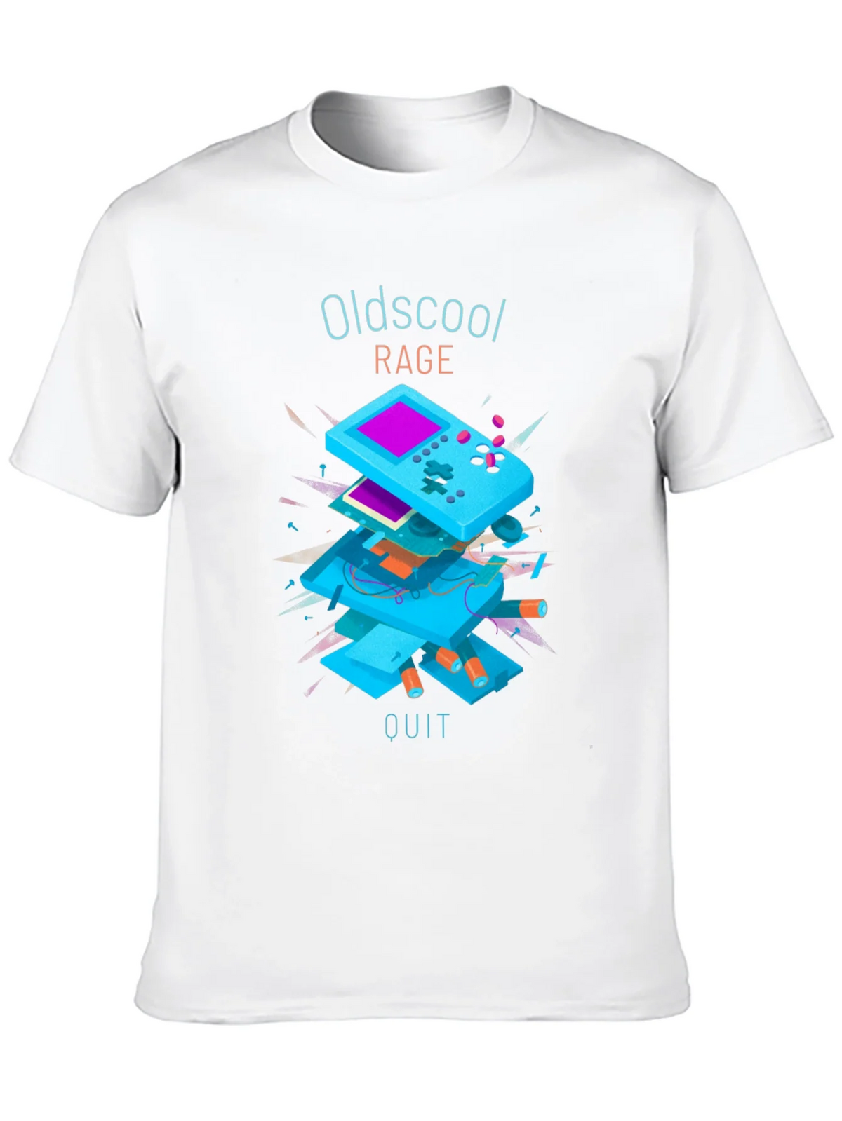 Oldschool Rage Quit T-Shirt - Retro Gamer Style product image 8