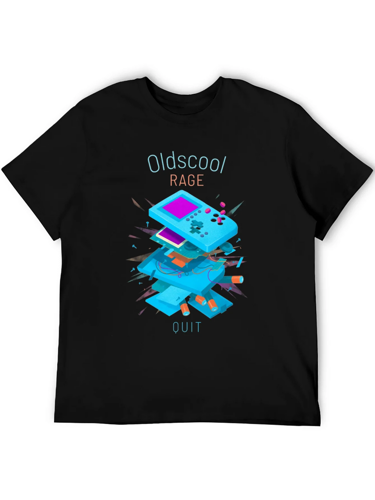 Oldschool Rage Quit T-Shirt - Retro Gamer Style product image 4