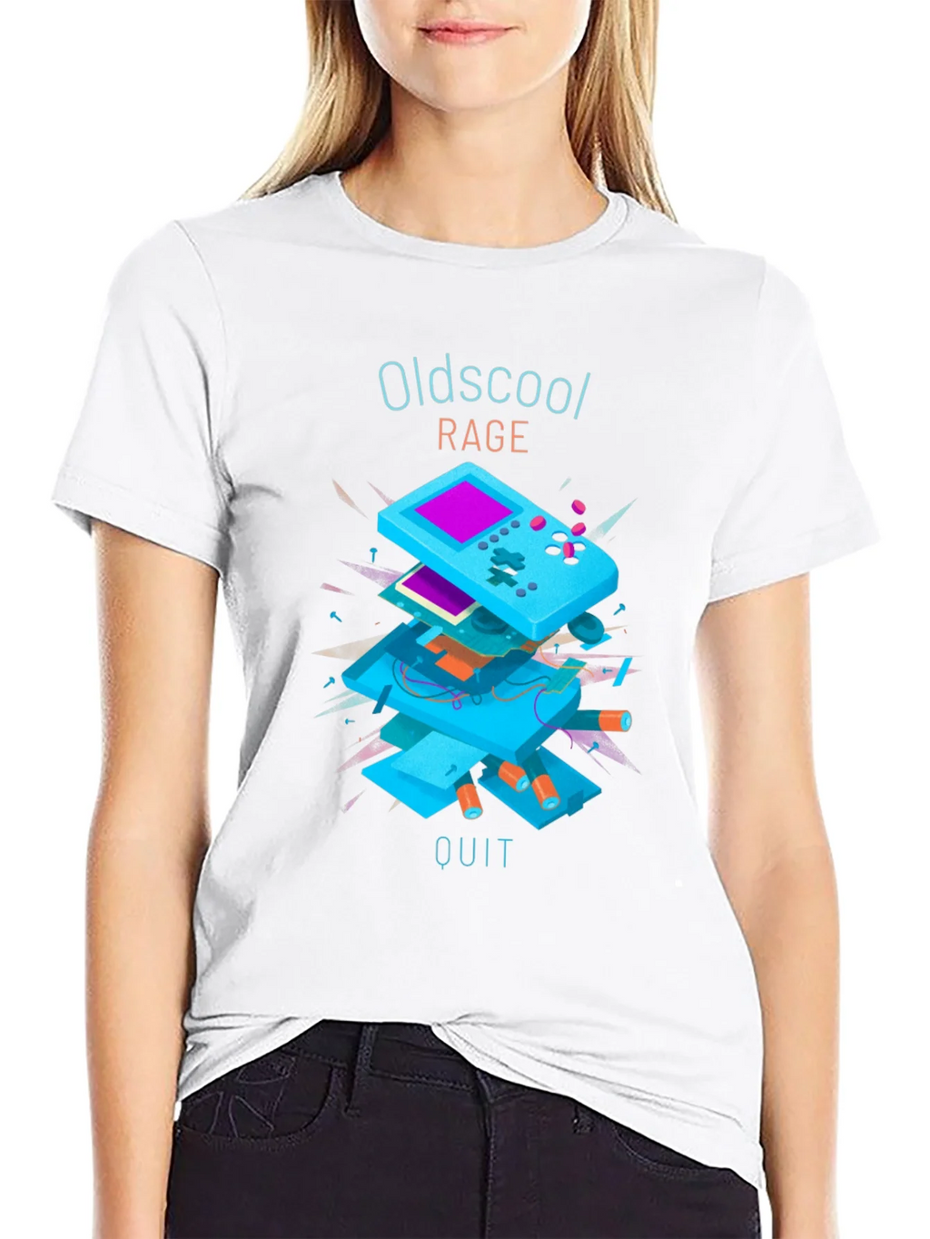 Oldschool Rage Quit T-Shirt - Retro Gamer Style product image 7